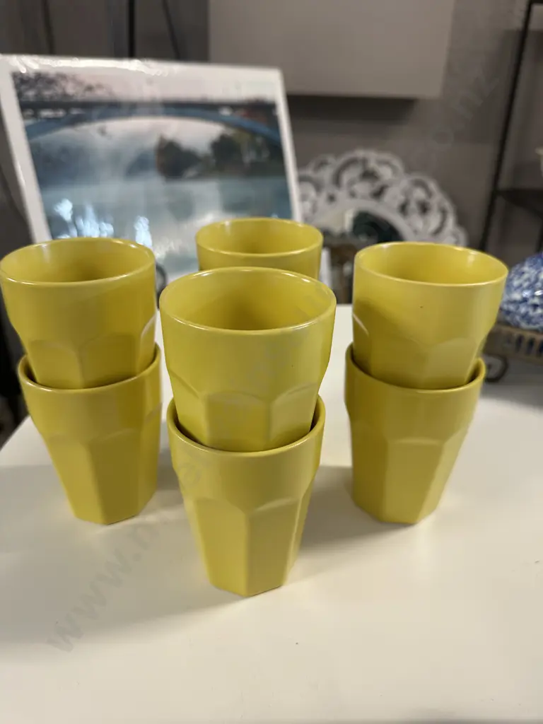 Set of Eight Harrison & Lane Coffee Cups Image 1++