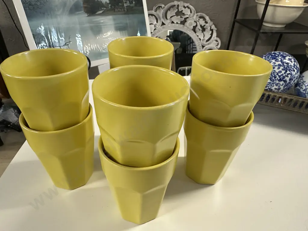 Set of Eight Harrison & Lane Coffee Cups Image 1++
