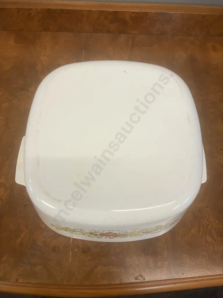 Vintage Corning Ware Spice Of Lice 3 Litre Casserole (A-3-B) With Pyrex Lid Image 1++