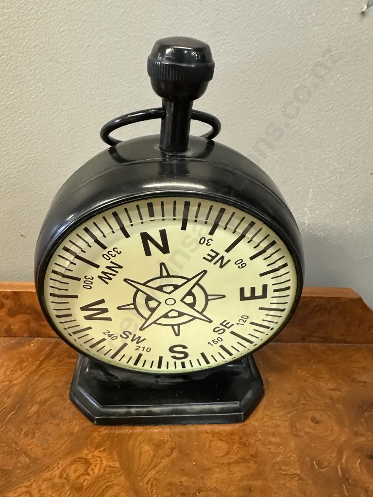 Vintage Style Double Dial Desk Clock Image 1++
