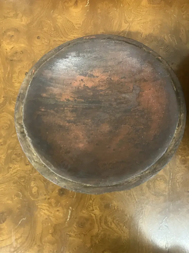 Antique Chinese Wood Food Basket Image 1++