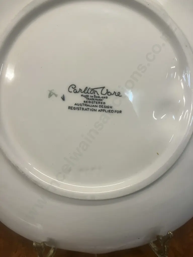 Carlton Ware Blackberry Plate c1937, Australian Design. 21cm Image 1++