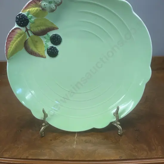 Carlton Ware Blackberry Plate c1937, Australian Design. 21cm