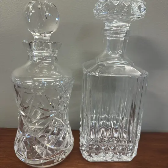 Vintage Crystal Decanters