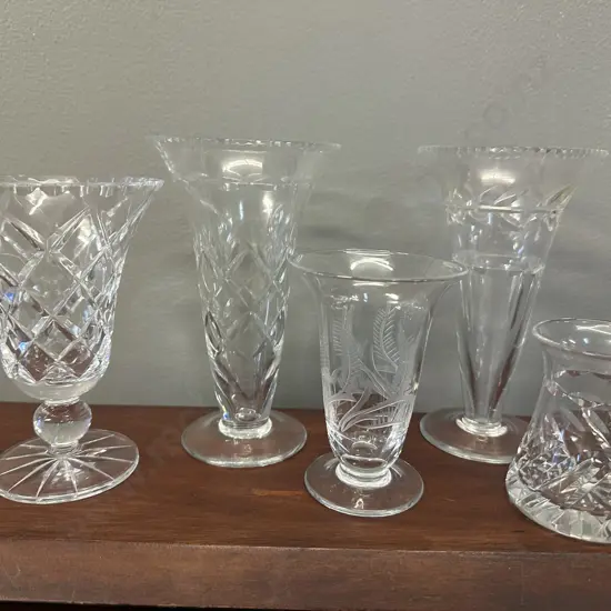 Selection Of Crystal Vases