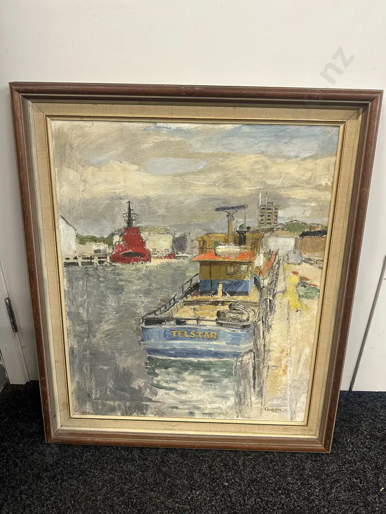 The "Telstar" an Original Oil Painting by Stephen John Green. Framed 72 x 81cm Image 1++