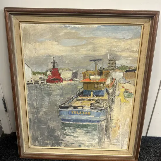 The "Telstar" an Original Oil Painting by Stephen John Green. Framed 72 x 81cm