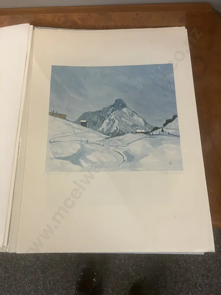 Julius Heilenmann Stuttgart Rare Wood Engraving Portfolio Image 1++
