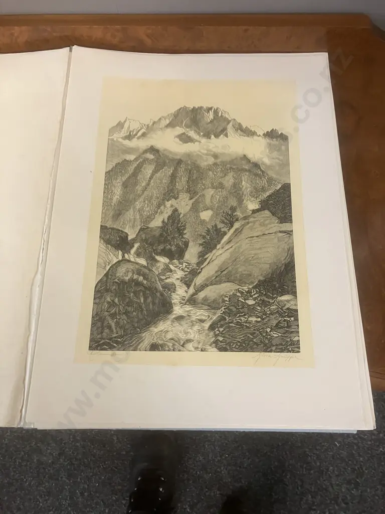 Julius Heilenmann Stuttgart Rare Wood Engraving Portfolio Image 1++