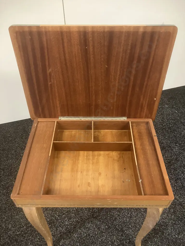 Vintage Italian Style Reuge Music Box Low Table (Torna a Surriento Swiss Musical Movement) Image 1++