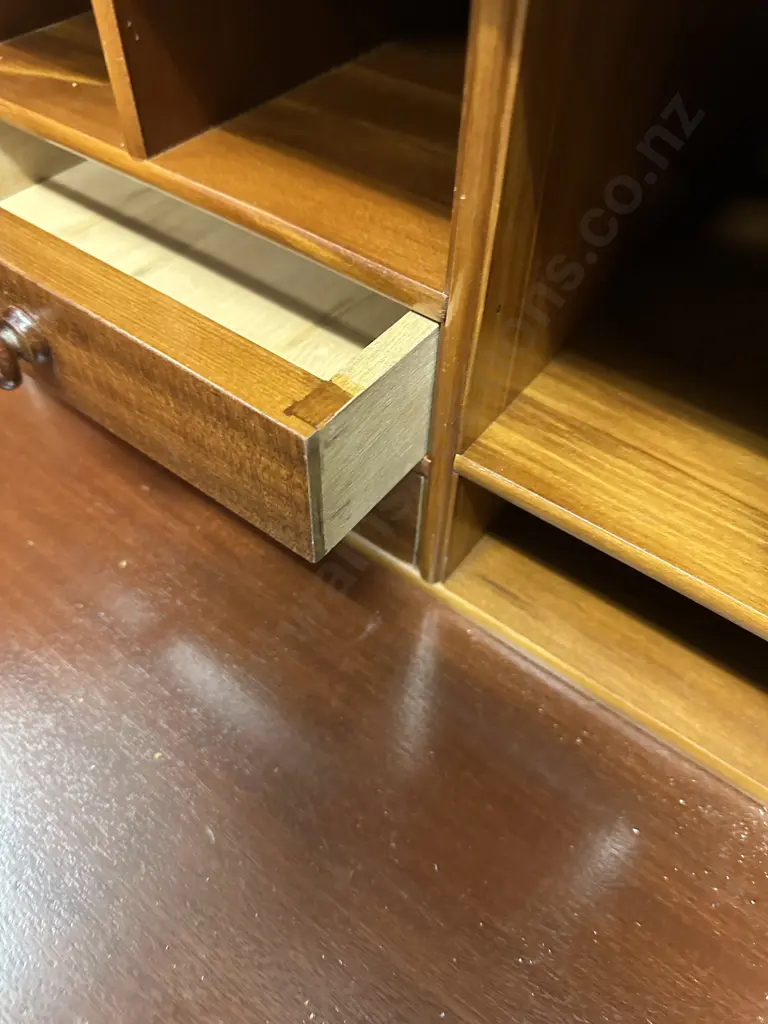 Antique Georgian Regency Style Mahogany Secretary / Bureau Bookcase. H204 W93 D50cm Image 1++