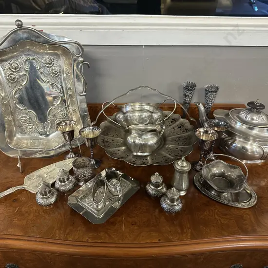 Selection Of Silver Ware Items Etc