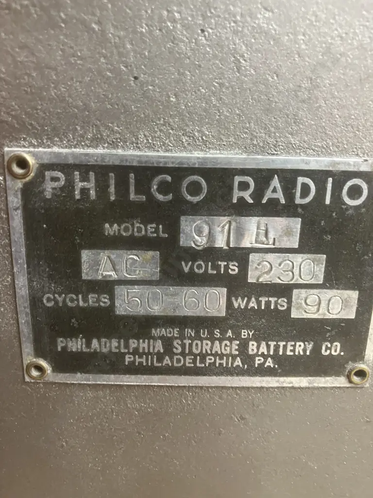 Philco 91 Cathedral (Wood Tube Cathedral Radio) 1932 (Model 91 H) Image 1++