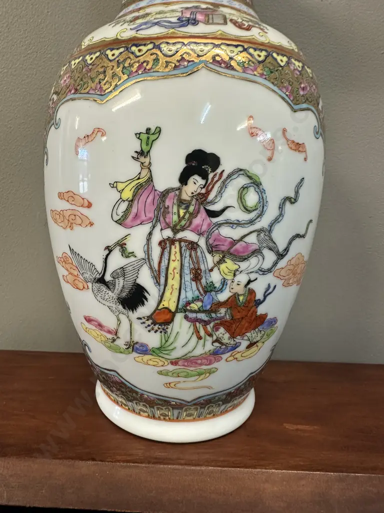 Hand Painted Chinese Decorative Vase H36cm. Image 1++