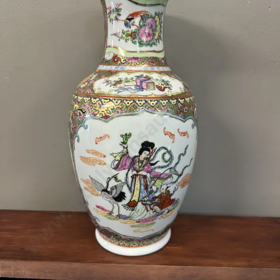Hand Painted Chinese Decorative Vase H36cm.