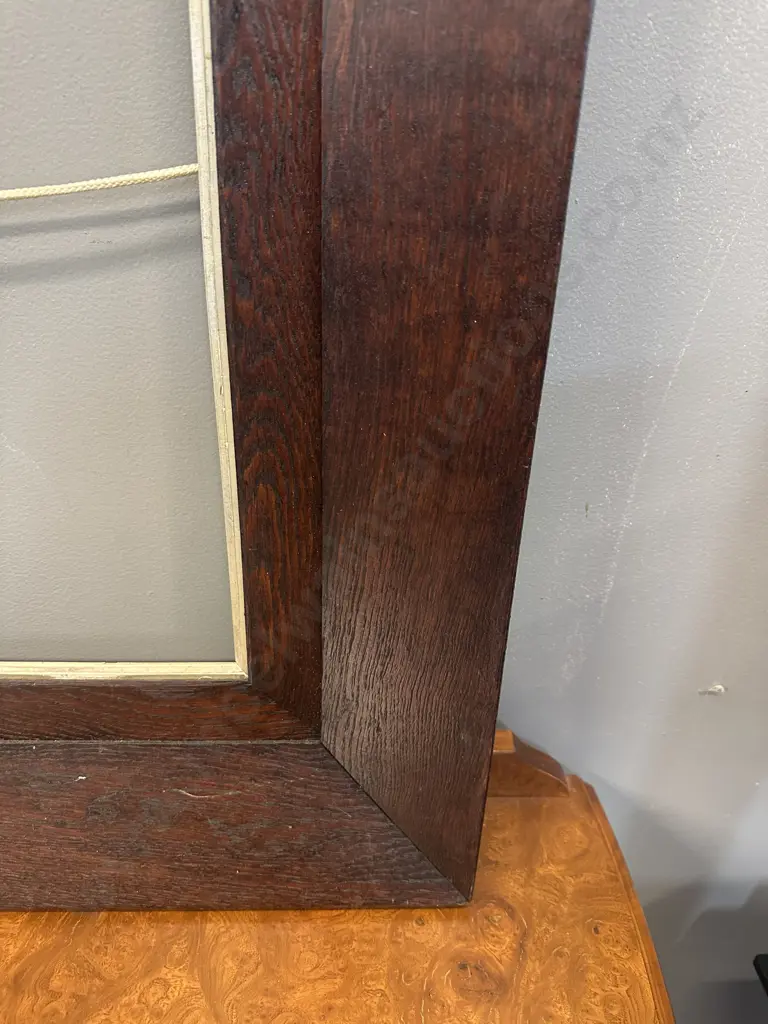 Antique Oak Picture Frame H68 W61cm. Image 1++