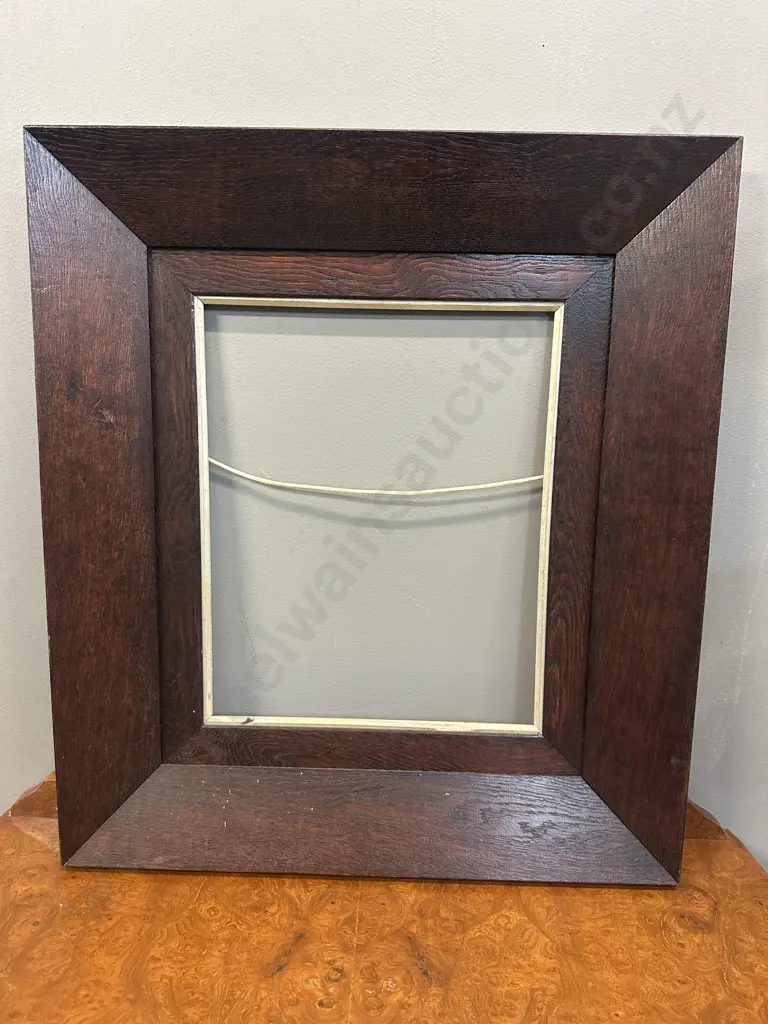 Antique Oak Picture Frame H68 W61cm. Image 1++