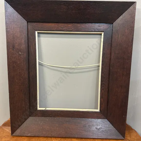 Antique Oak Picture Frame H68 W61cm.