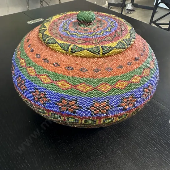 Hand Crafted Balinese Lidded Basket