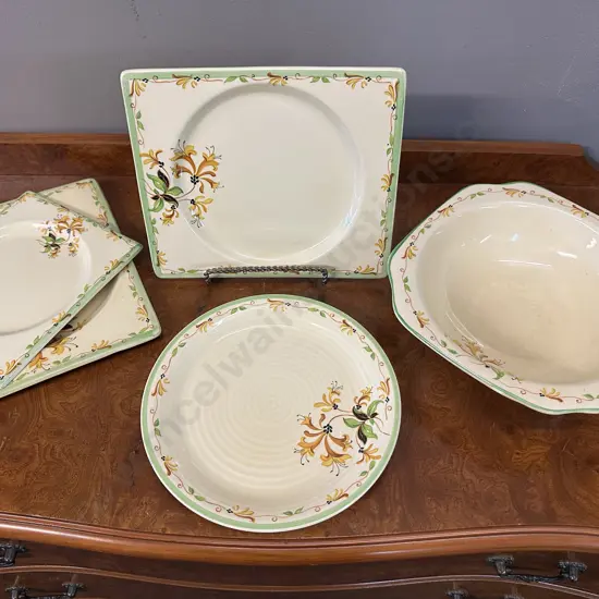Art Deco Royal Staffordshire "The Biarritz" China Items