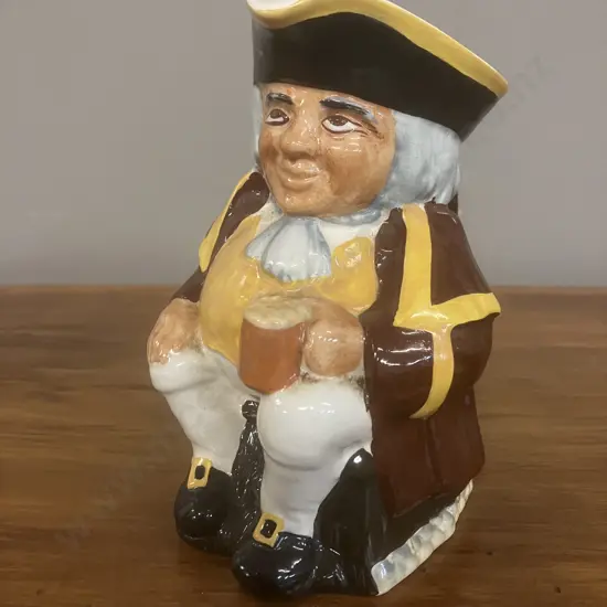 Vintage Carlton Ware English Character Toby Jug. H14.5cm