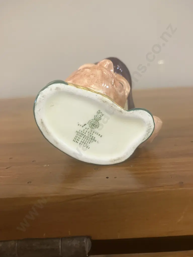 Rare Royal Doulton Miniature Character Jug 'Ard of 'Earing D6594 - Only Issued From 1964 to 1967. H6.5cm Image 1++