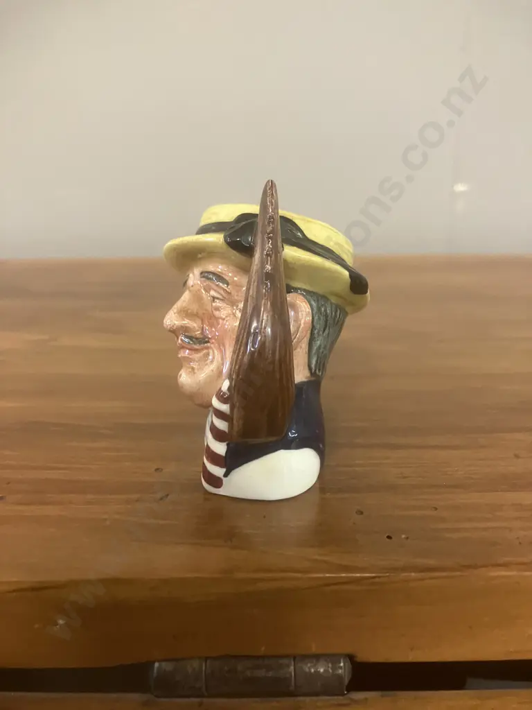 Royal Doulton Miniature Character Jug Gondolier D6595 - Only Issued From 1964 to 1969. H6.4cm Image 1++