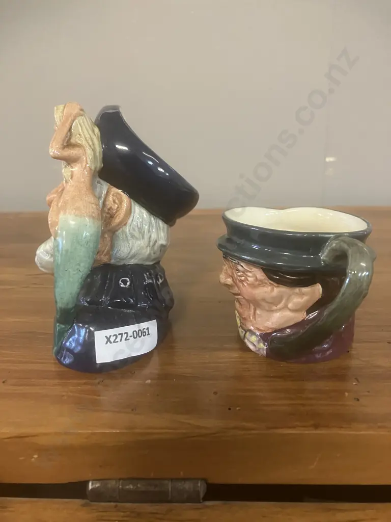 Royal Doulton Old Salt Character Jug D6554 &  'Tony Weller' Mini-Mug Image 1++