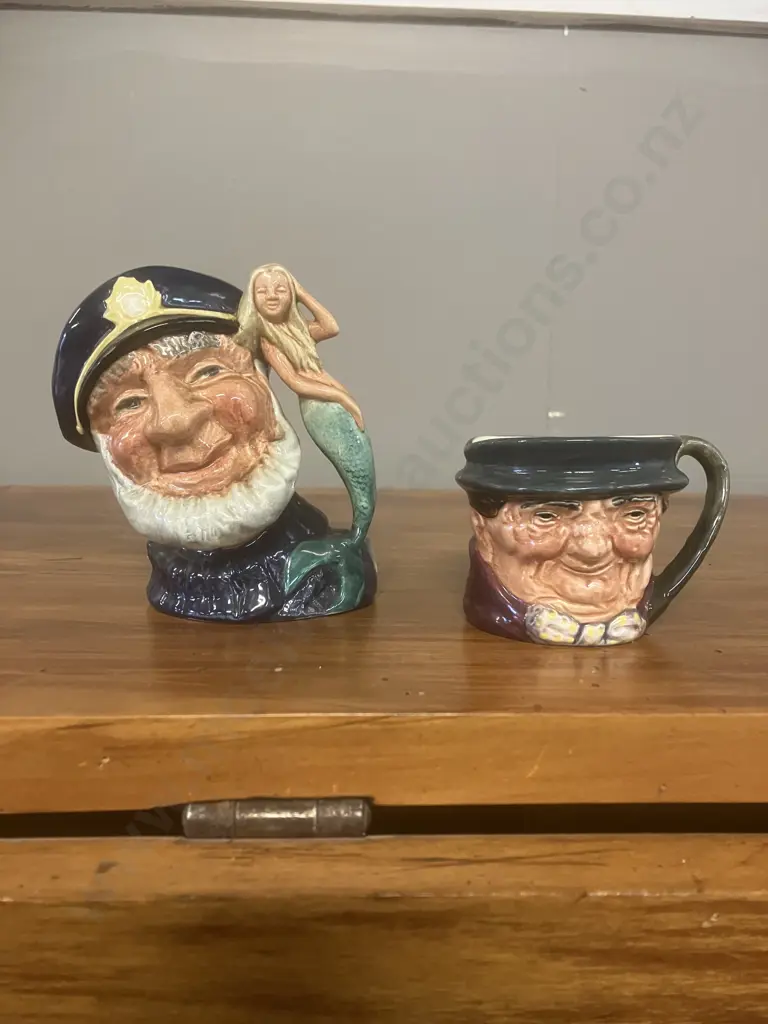Royal Doulton Old Salt Character Jug D6554 &  'Tony Weller' Mini-Mug Image 1++