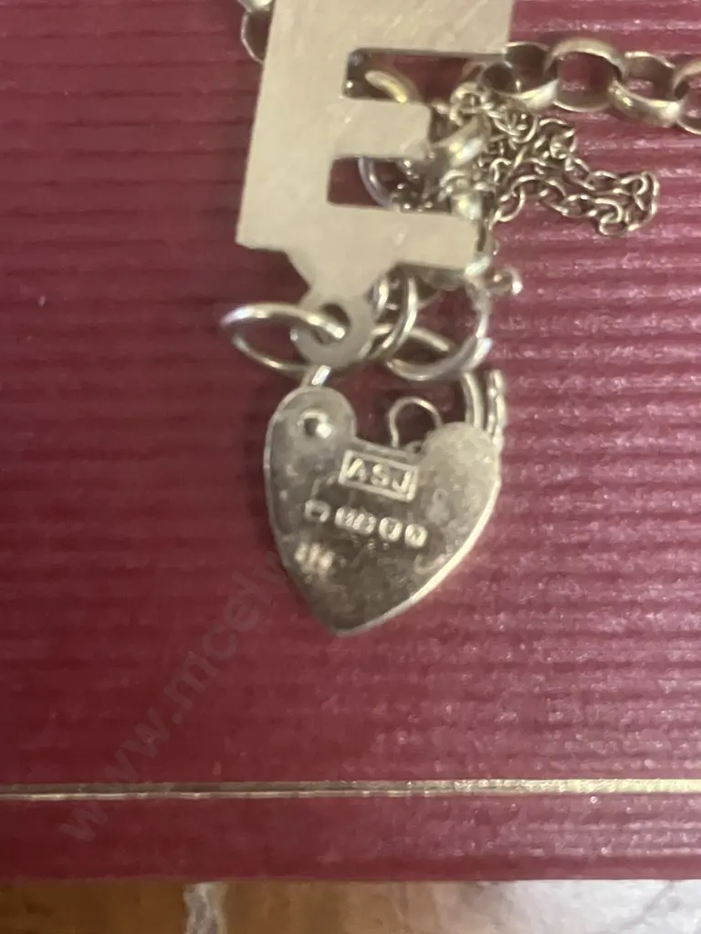 Alistair Stewart Jewellers Hallmarked Gold Padlock Clasp With Gold Chain Bracelet Image 1++