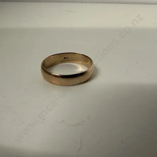 Stamped 9ct Gold Wedding Band