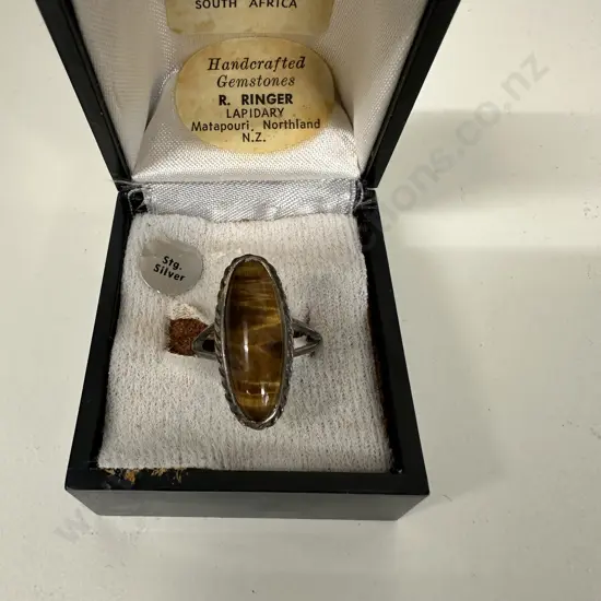 Tiger Eye Sterling Silver Ring