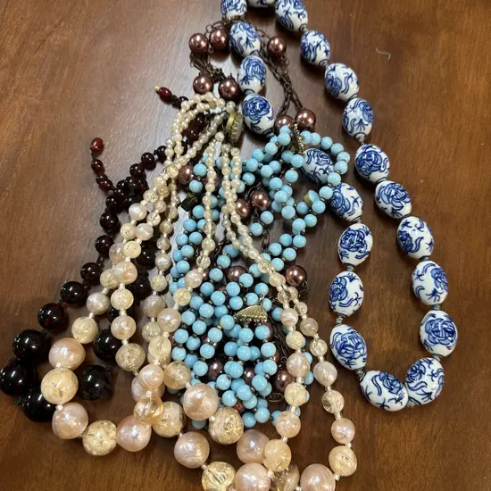 Selection Of Beaded Costume Necklaces