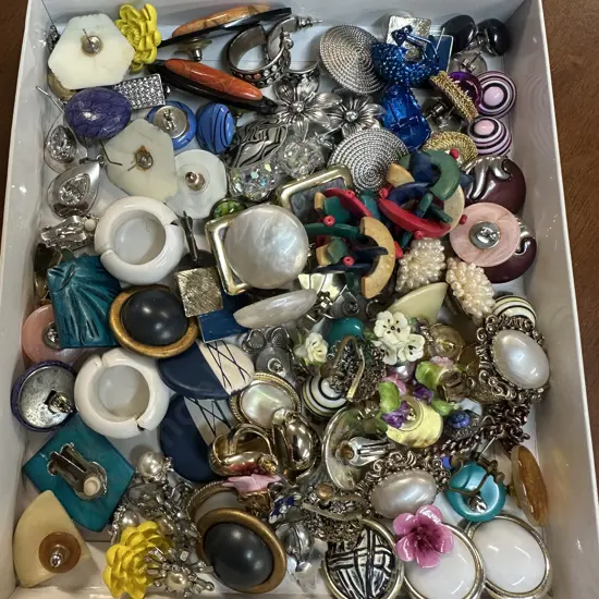 Selection Of Costume Jewellery Earrings