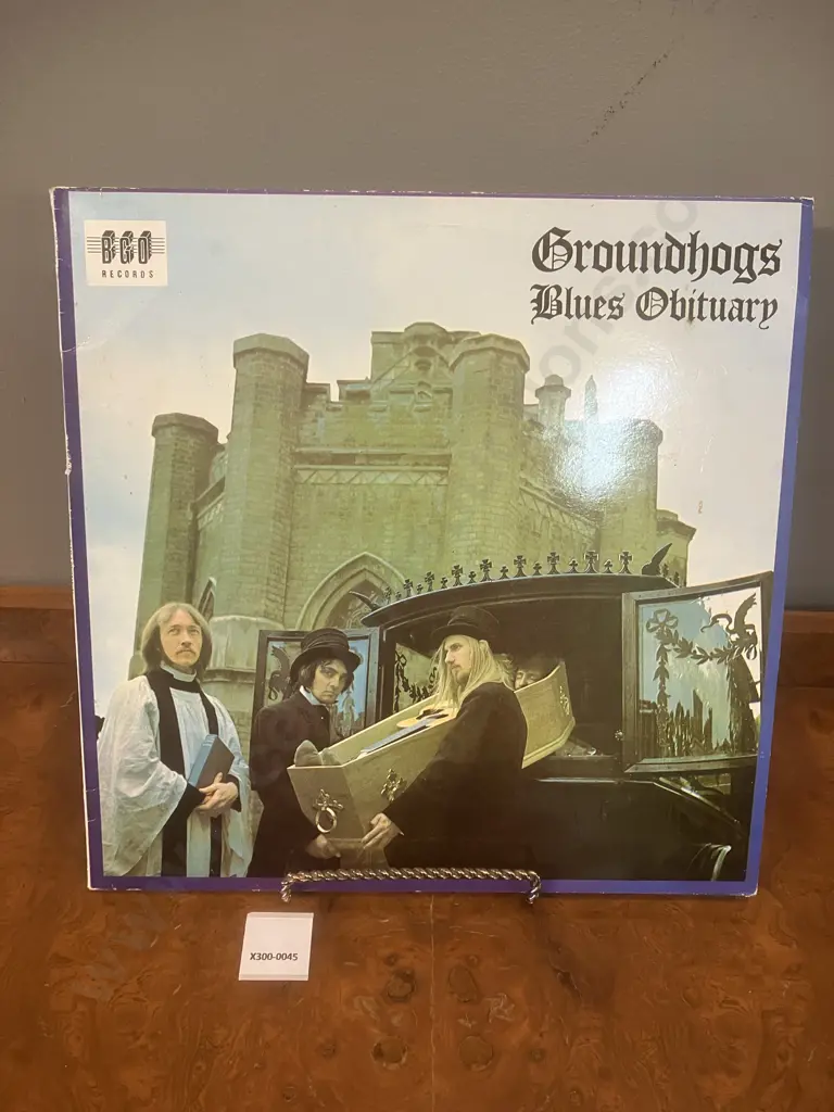Groundhog's Blues Obituary, Vinyl LP Album Reissue, 1987 UK Pressing, BGO Records BGOLP6 (VG) Image 1++