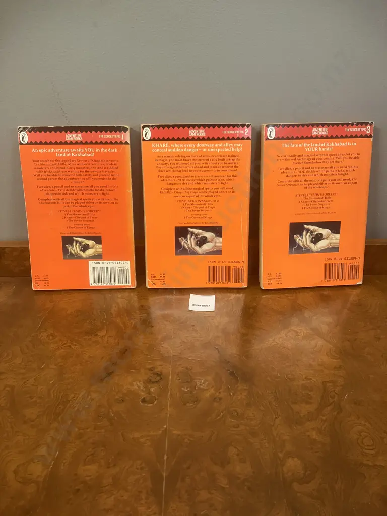 Vintage Steve Jackson’s Sorcery! Adventure Series Game Books  #1, 2, 3 1984 Softcovers Image 1++