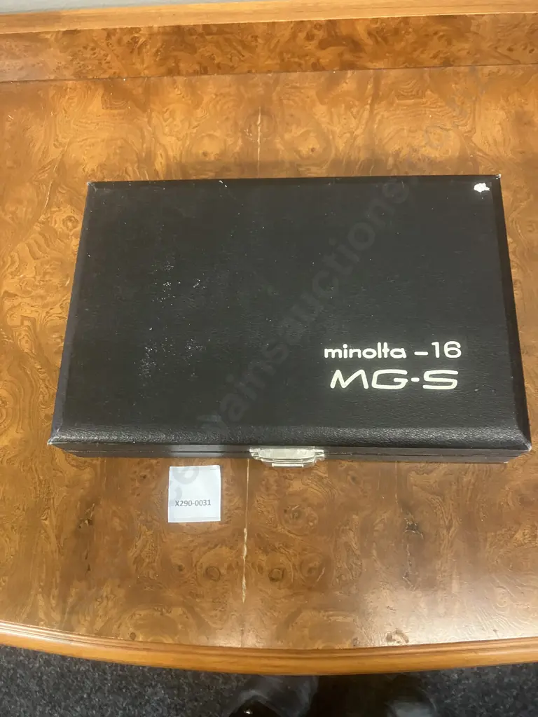Vintage 1970s Minolta -16 MG-S 16mm Subminiature Camera Kit In Case Image 1++