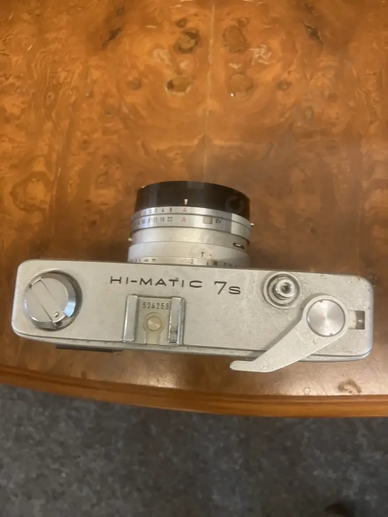 Minolta Hi-Matic 7S 35mm Rangefinder Film Camera With Minolta Rokkor-PF 1:8 f=45mm Lens - Japam 1966 Image 1++