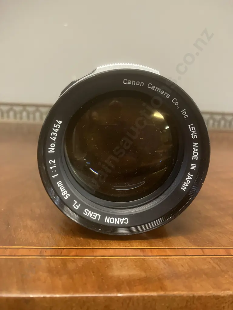Canon FL 58mm f/1.2 MF Lens, FL FD Mount Lens, #43454 Image 1++