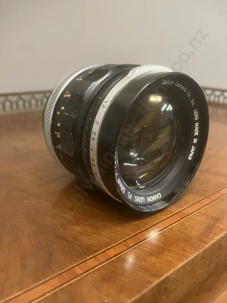 Canon FL 58mm f/1.2 MF Lens, FL FD Mount Lens, #43454 Image 1++