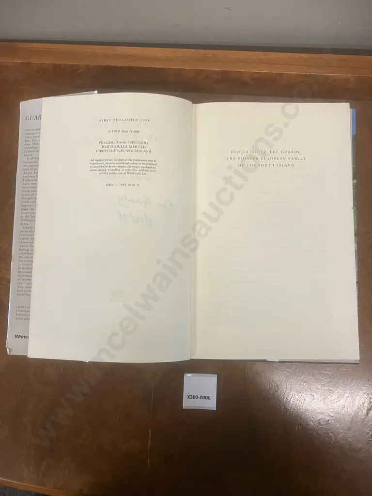 Guards of the Sea by Don Grady - Signed 1978 First Edition Hardcover With Dust Jacket. Publisher Whitcoulls Image 1++