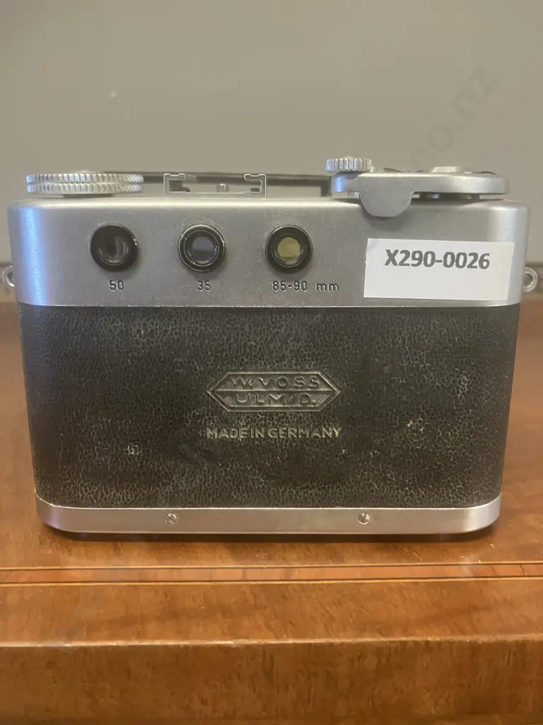 Rare Voss Diax Ib Compact Interchangeable Lens Viewfinder Camera Made in Germany Circa 1956 Image 1++
