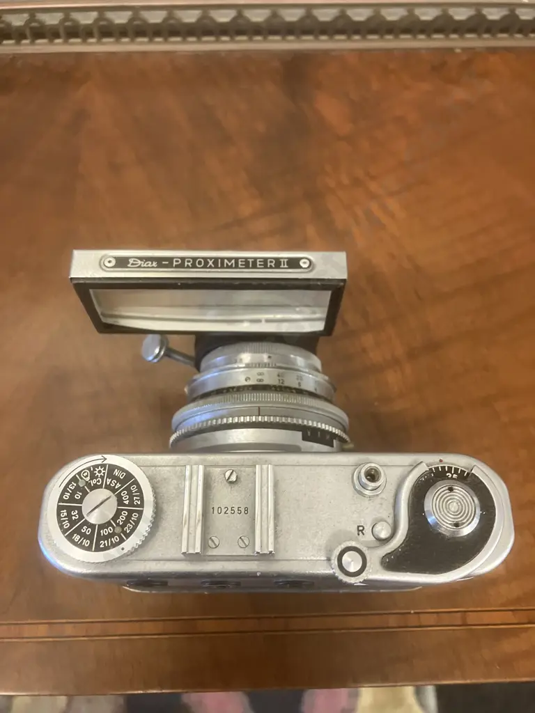 Rare Voss Diax Ib Compact Interchangeable Lens Viewfinder Camera Made in Germany Circa 1956 Image 1++