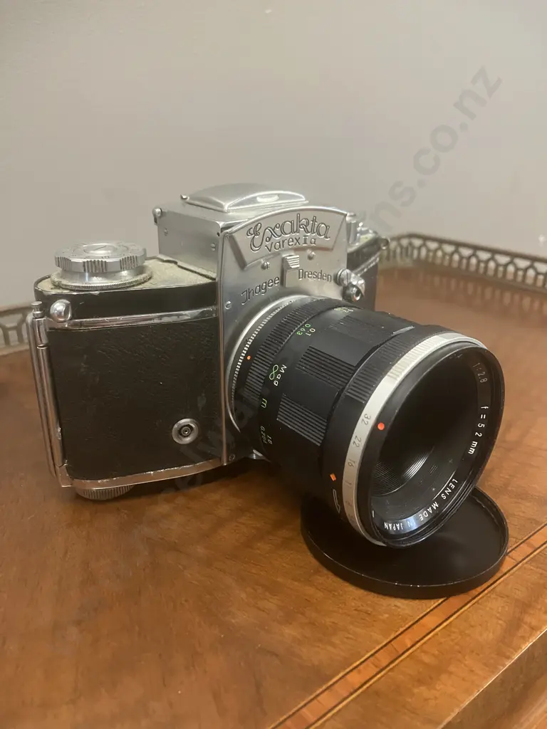 Exakta Varex IIa 35mm Film SLR Camera - Ihagee Kamerawerk Steenbergen & Co, Dresden 1958-60. Miranda Macro 52mm 2.8 Lens Image 1++