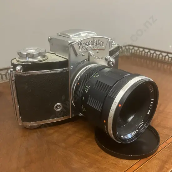 Exakta Varex IIa 35mm Film SLR Camera - Ihagee Kamerawerk Steenbergen & Co, Dresden 1958-60. Miranda Macro 52mm 2.8 Lens