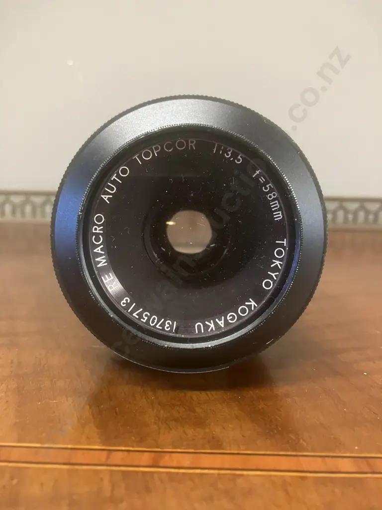 Vintage Tokyo Kogaku RE Auto TOPCOR 58mm 1:3.5 Lens Japan Image 1++