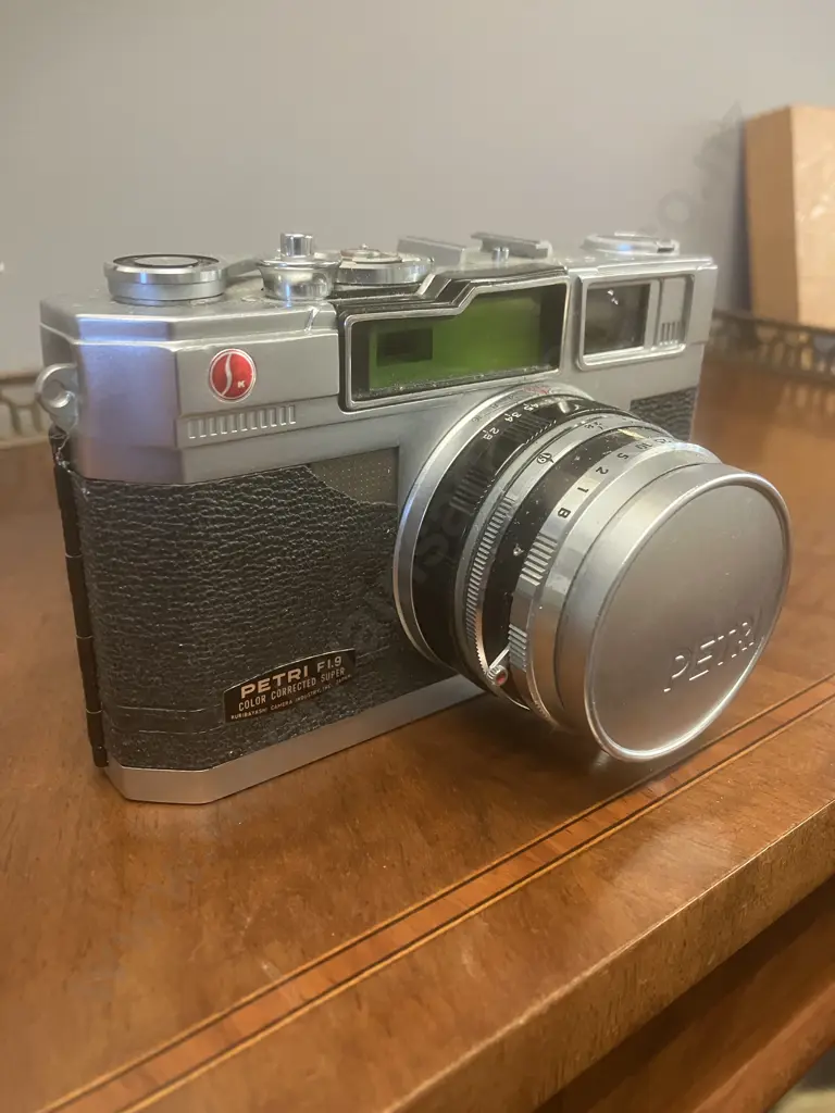 Vintage Petri 2.8 Color Corrected Super Camera With Petri Orikkor 1:1.9 f=4.5cm Lens Image 1++