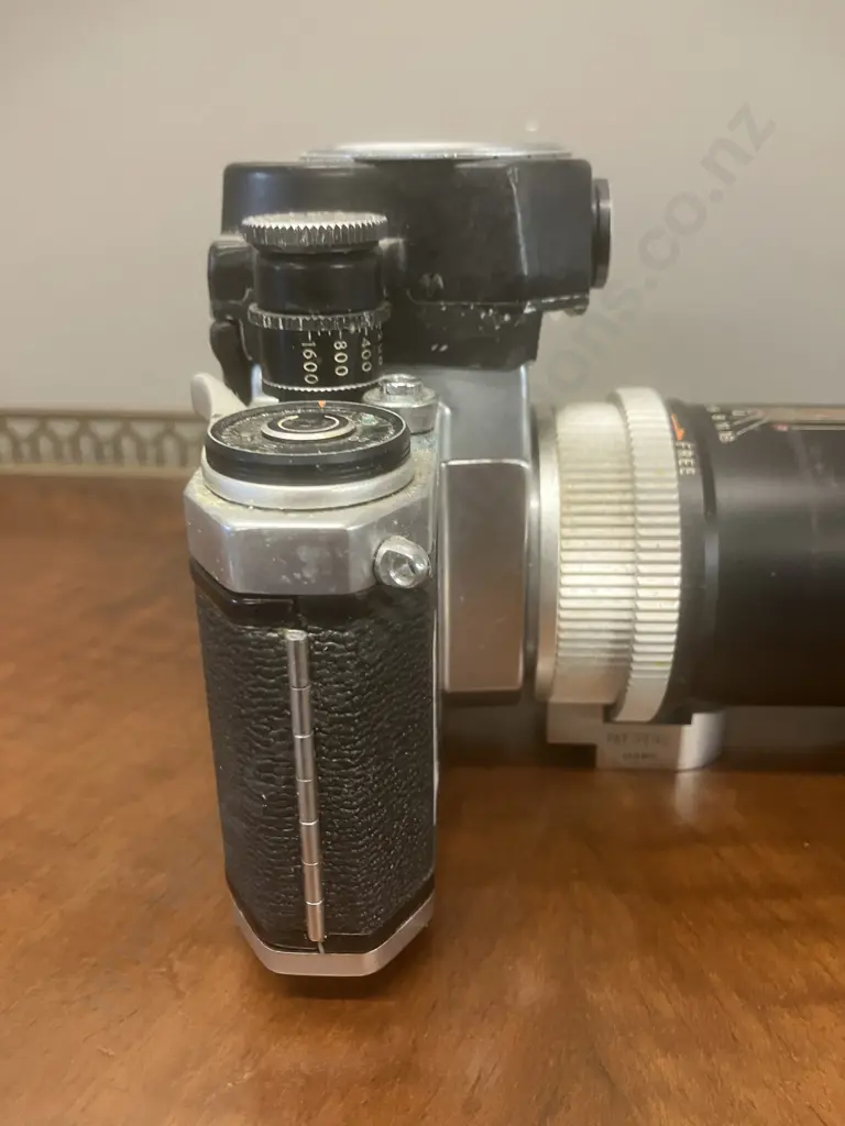 Asahi Pentax S1 35mm SLR Film Camera Japan 1961 With Soligor 250mm f=4 Lens Image 1++
