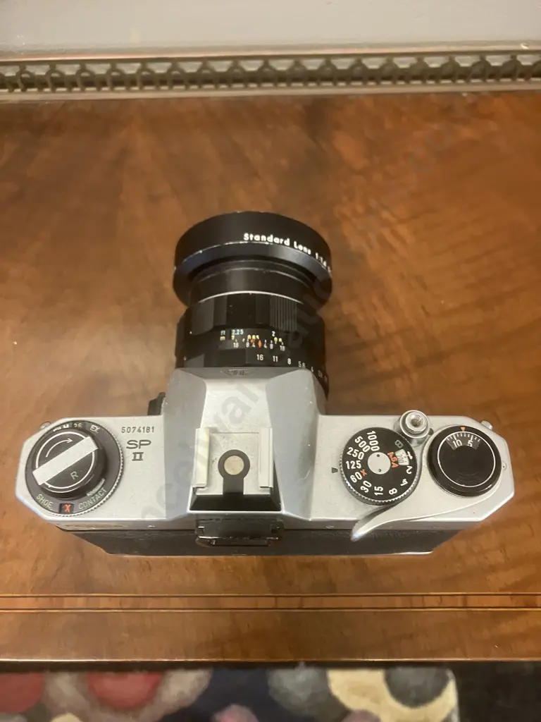 Pentax Spotmatic SP II 35mm SLR #5074181 With Takumar Super-Multi-Coated 55mm f1.8 Lens Image 1++
