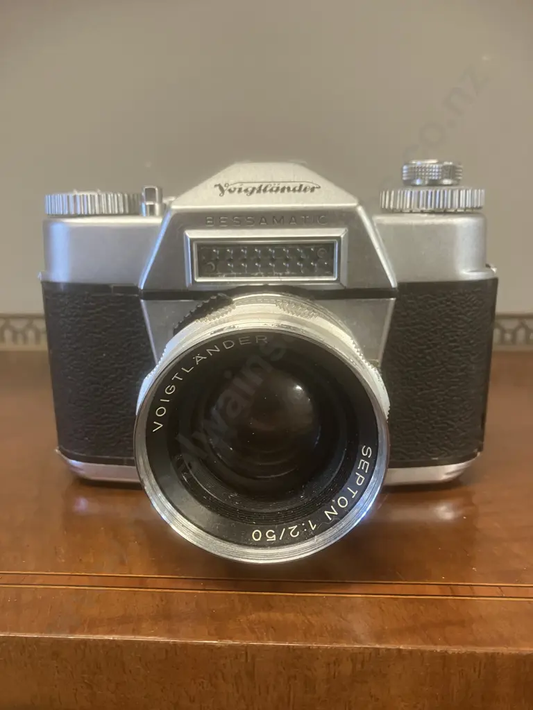Voigtländer Bessamatic Premium German 35mm SLR From The Late 1950s With The Legendary Color-Septon 50mm f/2 Lens Image 1++